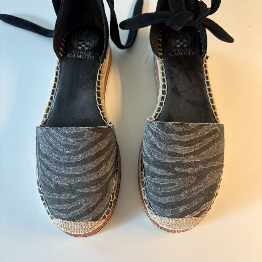 Vince Camuto Zebra print platform Espadrille Sandals